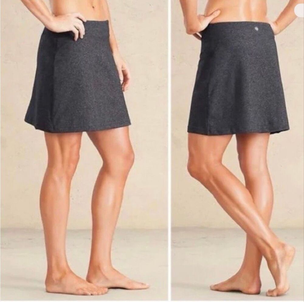 Athleta Women’s Gray Pull-On Activewear Skort A-Line Pockets Solid Size M
